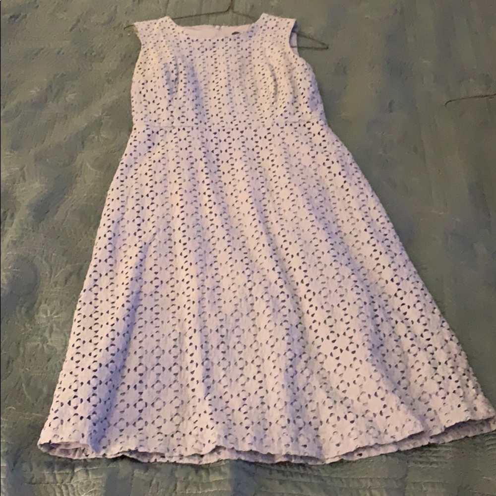 Lilac sheath dress from Ann Taylor